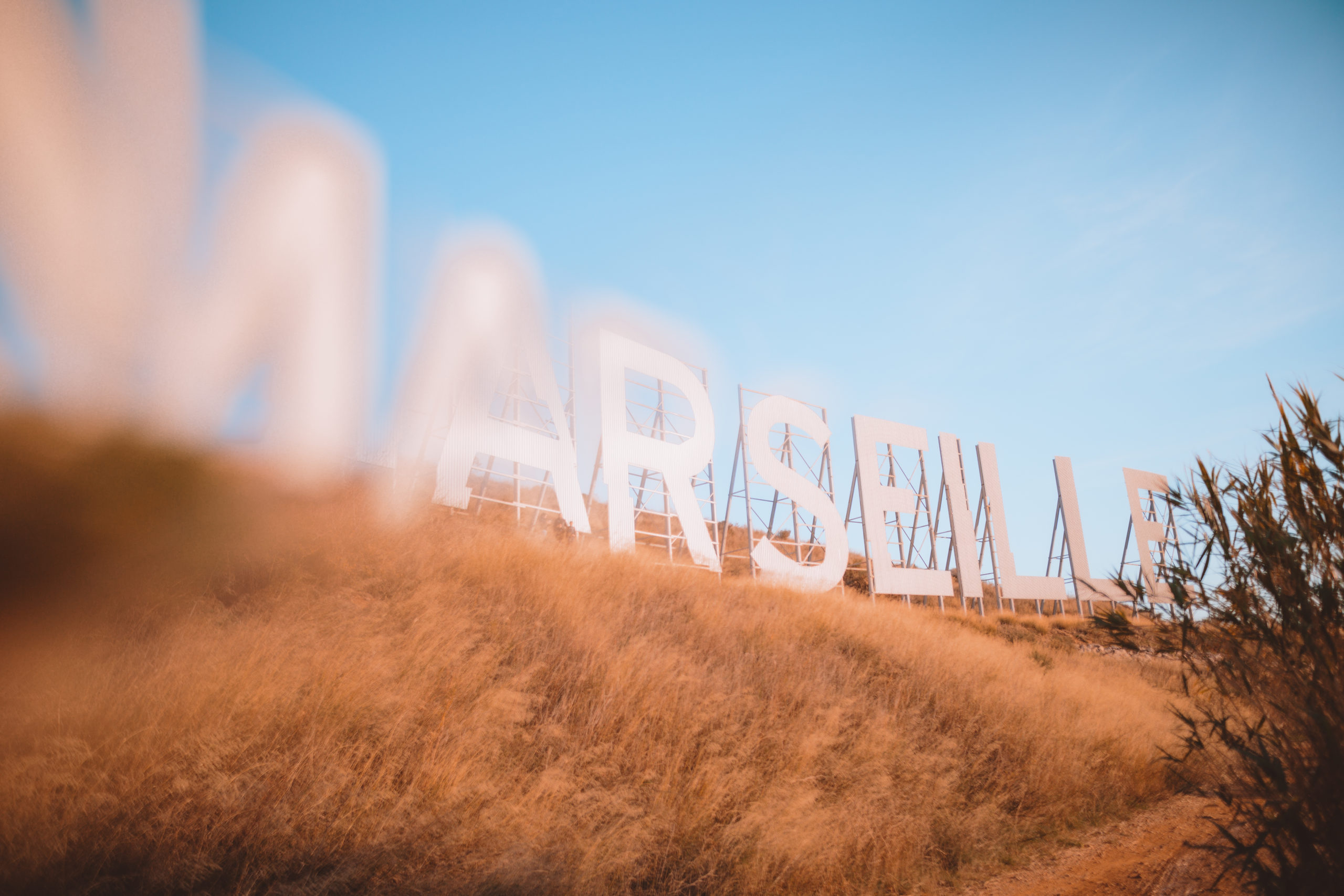 Visiter Marseille : Marseille sign